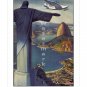 Pan Am Flying Down to Rio #1 Airline Travel Poster [6 sizes matte+glossy avail]
