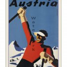 Austria #1 - Vintage Travel Poster [4 sizes, matte+glossy avail]