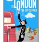 Pan Am - London - 11x17 inch Vintage Airline Travel Poster