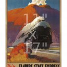 New York Central RR - Empire State Express - 11x17 inch Vintage Travel Poster