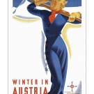 Austria #6 - Vintage Travel Poster Print [4 sizes, matte+glossy avail]