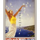Santa Marghertia Ligure #1 - Vintage Travel Poster [4 sizes, matte+glossy avail]
