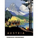 Austria #2 - Vintage Travel Poster [4 sizes, matte+glossy avail]
