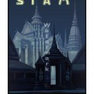 Siam - Vintage Travel Poster [6 sizes, matte+glossy avail]