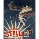 Petrole Stella - Vintage 19th Century Poster/Print [4 sizes, matte+glossy avail]