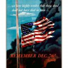 Remember December 7th! - US WWII Propaganda Poster [4 sizes, matte+glossy avail]