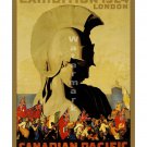1924 British Empire Exhib Vintage Travel Poster [6 sizes, matte+glossy avail]