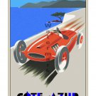Cote d' Azur - Vintage Auto Racing [6 sizes, matte+glossy avail]
