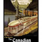 Canadian Pacific Scenic Dome - 11x17 inch Vintage Railroad Travel Poster
