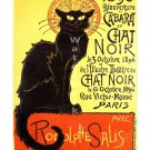 Cabaret du Chat Noir - Vintage French Poster/Print [6 sizes, matte+glossy avail]