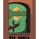 See India #5 - Vintage Travel Poster [4 sizes, matte+glossy avail]