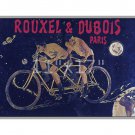 Rouxel & DuBois - 11x17 inch Vintage bicycle advertisement poster/print.