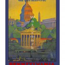Pennsylvania Railroad Washington DC Travel Poster [6 sizes matte+glossy avail]