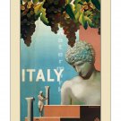 Italy #1 - Vintage Travel Poster [4 sizes, matte+glossy avail]