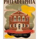 Philadelphia #1 - Vintage Travel Poster [4 sizes, matte+glossy avail]