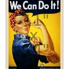 Rosie the Riveter - 11x14 inch Vintage World War II US Propaganda Poster