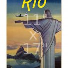 Pan Am Rio #3 - Vintage Airline Travel Poster 11x17 inches