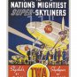 TWA Skyliners - 11x17 inch Vintage Airline Travel Poster