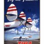 TWA Fly the Finest - 11x17 inch Vintage Airline Travel Poster