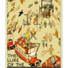 The Lure of the Underground - Vintage London Tube Underground 11x17 inches