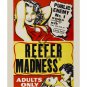 Reefer Madness Poster Set - anti marijuana film movie 4 at 11x14in 1 at 11x17in