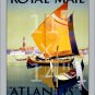 Royal Mail - Atlantis Autumn Cruises - 11x14 inch Vintage Travel Poster