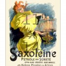 Saxoleine 1894 - 11x14 Vintage French Jules Cheret Art Nouveau Poster Print