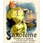 Saxoleine 1894 - 11x14 Vintage French Jules Cheret Art Nouveau Poster Print