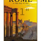 Rome via Daily Luxury Air Service - 11x17 inch Vintage Air Travel Poster