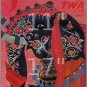 TWA "India" - 11x17 inch Vintage Airline Travel Poster