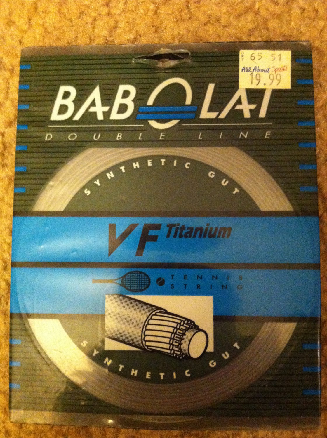 Babolat Double Line VF Titanium Synthetic Gut Tennis String