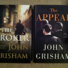 John Grisham lot of 2 Fiction Thriller Hardcover books
