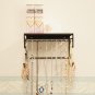 10" Wall Mounted Jewellery Organiser Shelf for Earrings, Bracelets, Necklaces-Black
