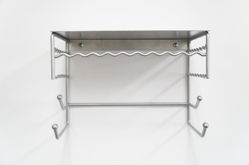 10" Wall Mounted Jewellery Organiser Shelf for Earrings, Bracelets