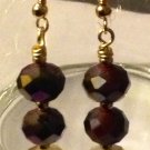 14 Karat Gold Filled Crystal Earrings