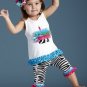 Zebra Cupcake Shirt and Pants set