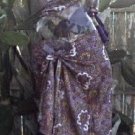 Sarong 2-Piece Purple Border With Paisley Print ~ On Sale