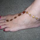 Beach Feet - Amber Crystals - TBM-FT-005 - Per Pair