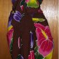 Floral Beach Sarong / Cover-Up - Hand Painted, 2~Piece - Colorful