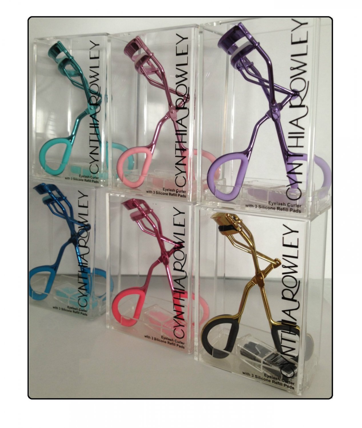 Cynthia Rowley Jewel Toned Eyelash Curler Gold/Black