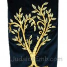 Tree of Life  Torah Mantle  Navy Blue