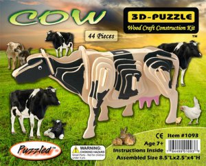 3D PUZZLES - COW