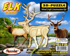 3D PUZZLES - ELK