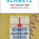 Schmetz Sewing Machine Twin Embroidery Needle 1737