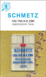 Schmetz Sewing Machine Twin Embroidery Needle 1737