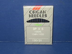 Organ Industrial Sewing Machine Needles 130/21,135X5-130
