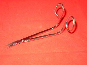 Sewing Scissors Double Curved 4 1/2" Under Trimmer Scissors SR281079