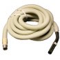 Central Vac Hose Assy w/ Ends 1 3/8inch x 30 Ft Crushproof-White, BI-4333