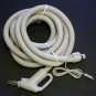 Central Vac Hose Assy 30ft Dual Switching Crushproof Electric Gas Pump-Grey