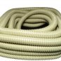 Vacuum Cleaner Hose 1 1/4  50' Wire Reinforced Beige